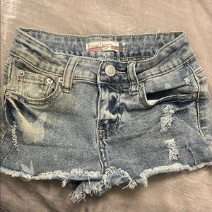 Vintage Havana Distressed Denim Shorts
